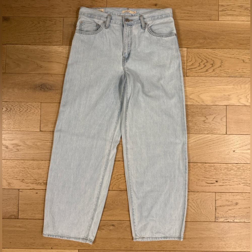 Levi's Baggy Dad Jeans Vintage Indigo Wash Size 28